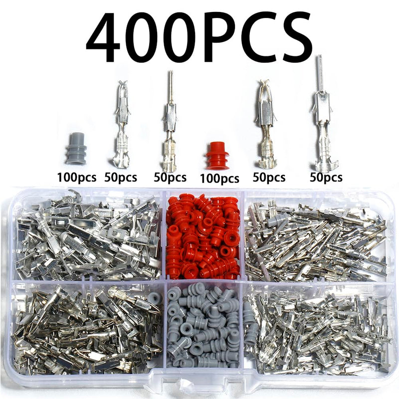 1.5/3.5mm Terminal Automotive Connector Car Electrical Wire Removal Non-Insulated Plug Male Female Crimp Pins