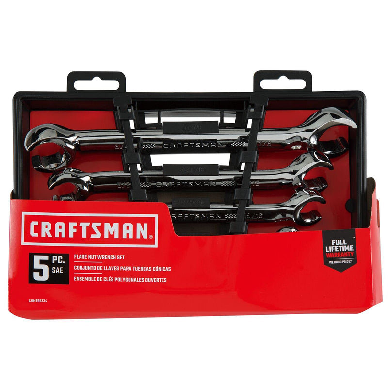 CRAFTSMAN Flare Nut Wrench Set, SAE, 5 Piece (CMMT99334)