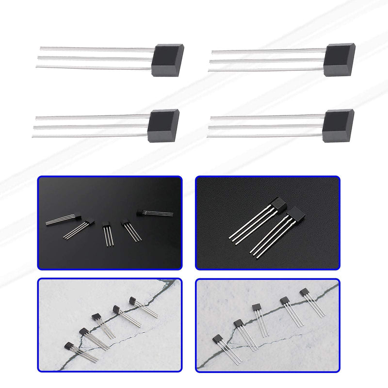 OTOTEC 12pcs. 41F TO-92S SS41F 0H41 SH41 S41 Bipolar Hall Effect Sensor Magnetic Detector 3-Pole Sensor for Motor Vehicles Electric Cars Automotive Engine Industry