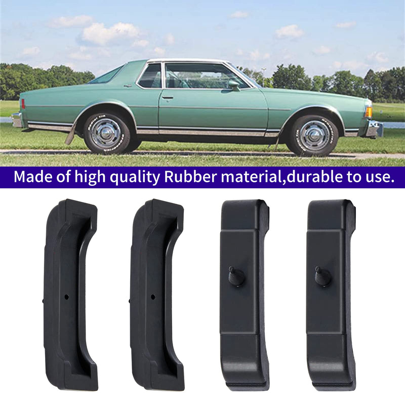 (4 PCS Kit) Rubber Radiator Insulator Pads 4012-326-681S,3 Core Radiator Mounts Cushions, Support Pads compatible with GM,Radiator Mounts Parts