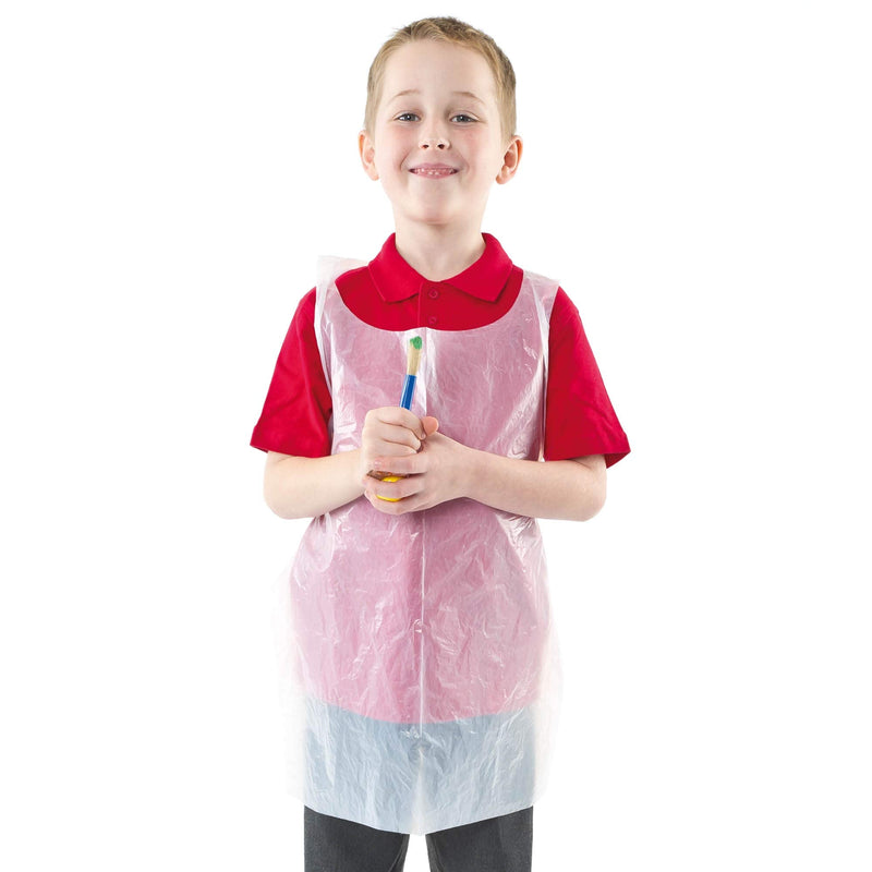 Baker Ross disposable aprons (50 pieces), ‎32.5 x 20 x 1.5 cm; 240 grams ‎32.5 x 20 x 1.5 cm; 240 Grams (Pack of 2)
