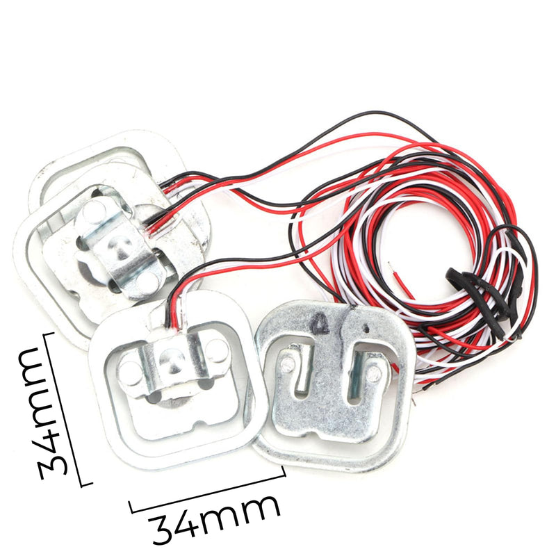 Load cell kit half bridge 50 kg load cell load cell 100 kg strain gauge HX711 module 4 individual 50 kg