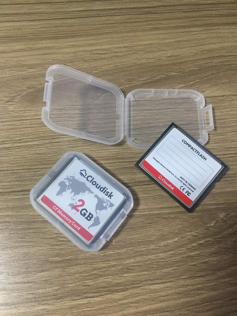 Pack of 2 Compact Flash Card 2GB CF 2.0 Card Performance for DSLR Camera,Vintage Digital Camera and Industry Equipment(2GB)