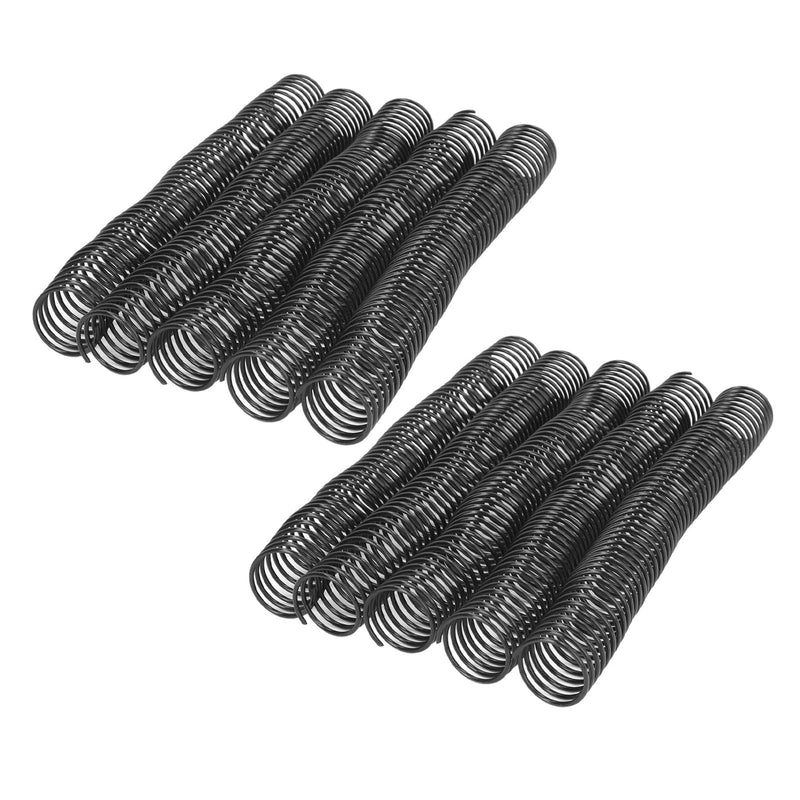 20Pcs Plastic Spiral Binding Coils 32mm Diameter 48 Teeth 4:1 Pitch 280 Sheet acity Binding Spirals for Document Binding Covers Office Supplies Products Accessories
