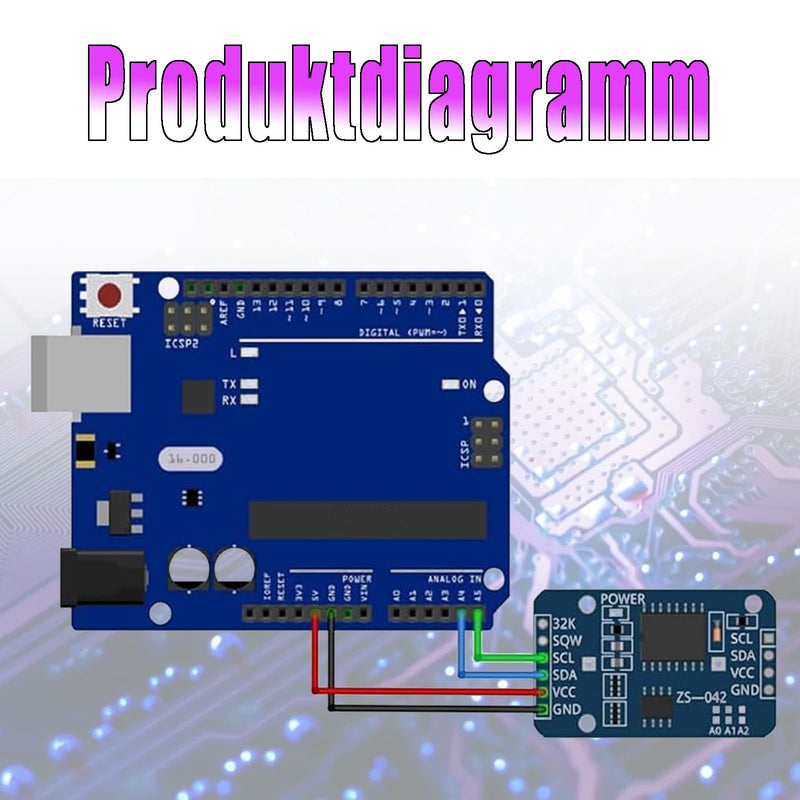 Real Time Clock RTC Module Compatible with S3231 I2C Real-time Clock Pack of 5 | RTC with Battery Module S3231 AT24C32 3.3-5.5V Compatible with Arduino