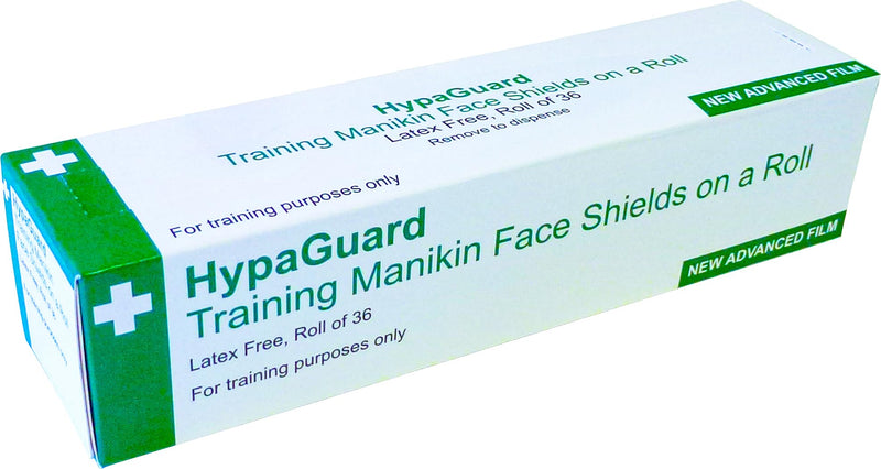 HypaGuard face protection for training on a roll