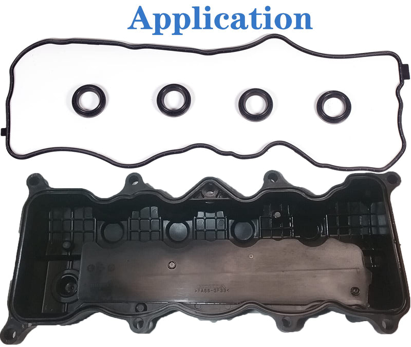 VS50741R Valve Cover Gasket Set Compatiable with 2006-2019 Acura, Honda, Civic, ILX, HR-V, 1.8L, 2.0L, L4,VC246G 036-1953 16V, 122cid, 1799cc, 1997cc VS50741R Honda Civic 2006-2015 1.8L