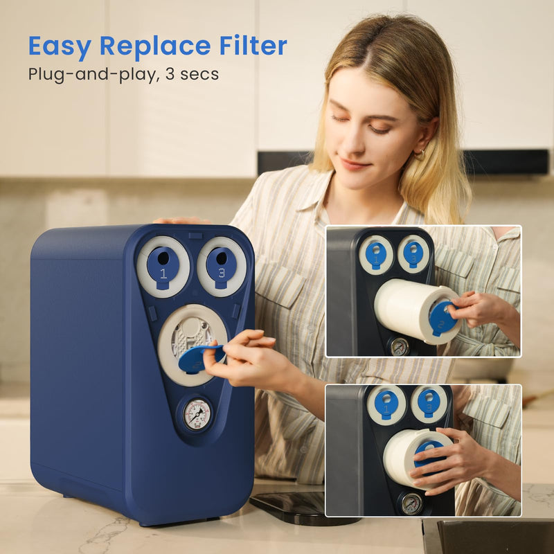 GLACIER FRESH PPC Filter Replacement Filter Replacement for GFU03 Reverse Osmosis System Light White-PPC Filter