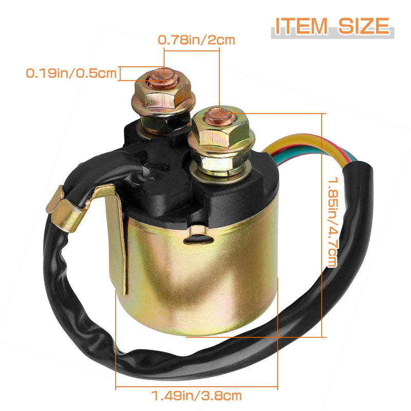 Starter Solenoid Relay for Honda TRX 350 Fourtrax Rancher 420 350 2007-2014 Foreman 450 500 1998-2019 Fourtrax Rubicon 500 2012-2019 Pioneer 500 1000 2015-2021