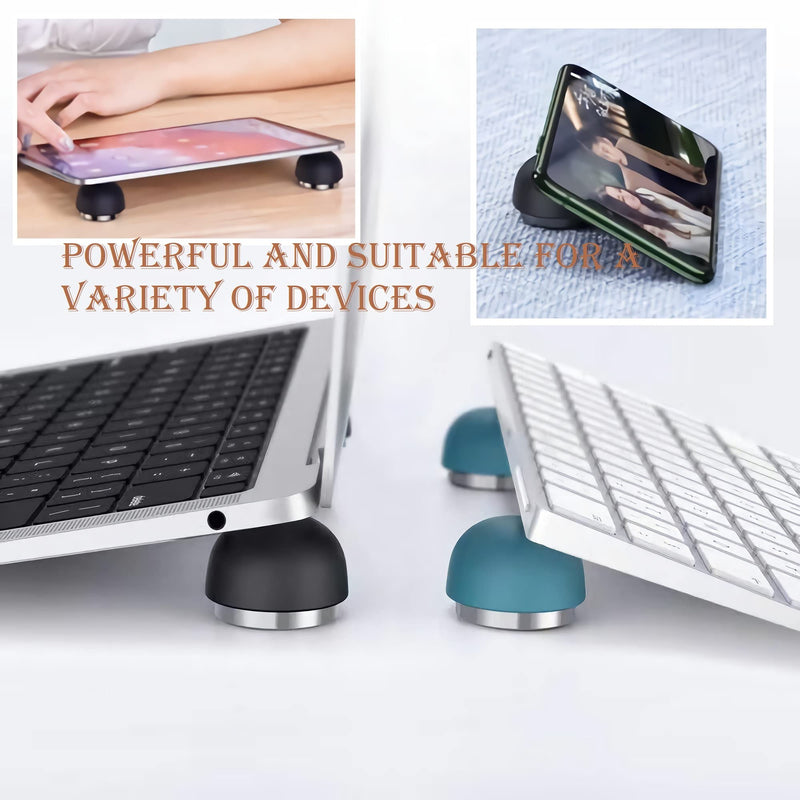 Laptop Cooling Pad,Portable Magnetic Laptop Cooling Stand Laptop Computer Small Invisible Cooler Ball Dark black