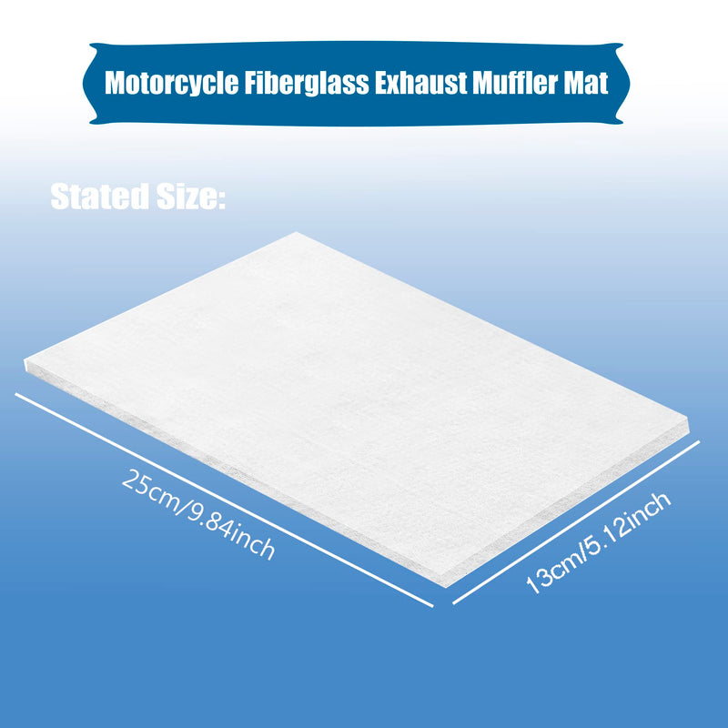 Muffler Mat Fiberglass Exhaust Muffler Packing for 2-Stroke Motorcycle ATV Dirt Bike for Exhaust Pipe Wrap Silencer