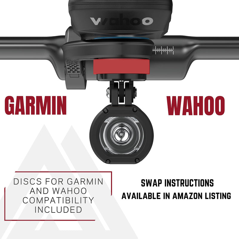 KOM Cycling CM06 Quick Release GoPro Computer Mount for Wahoo and Garmin Bike Computers (Bike Mount Compatible with Edge 1030, Elemnt Roam and others) 1030 Bike Mount compatible with GoPro Accessories Carbon Combo Kit (Includes GoPro Adapter)