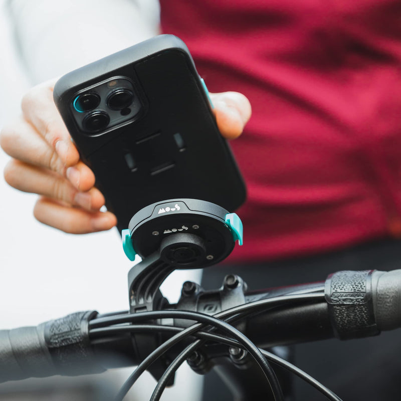 Mous IntraLock Bike Phone Holder, Bicycle Mount for Smartphones, Secure Connection, Portrait or Landscape, 2 Year Warranty
