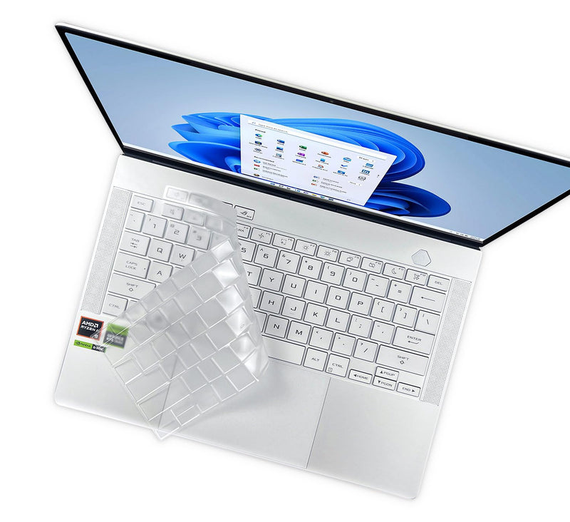 Keyboard Cover for 2024 ASUS ROG Zephyrus G14 GA403 GA403UU GA403UV GA403UI & Zephyrus G16 GU605 GU605MV GU605MI GU605MY GU605MZ Series Laptop, ROG G14 GA403 Keyboard Skin Protector - TPU