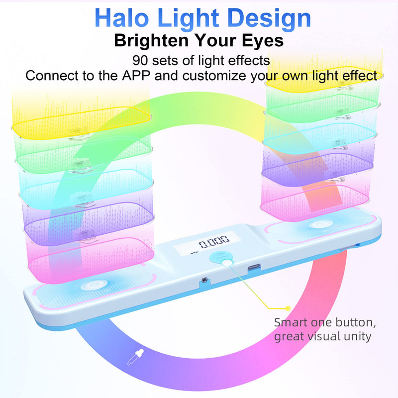 GAN Halo Bluetooth Smart Timer, Speed Cube Timer for Competition, Touch Control Timers with APP Connectivity, Stores up to 10,000 Results, Automatic Calculation, Accuracy to 0.001 Seconds