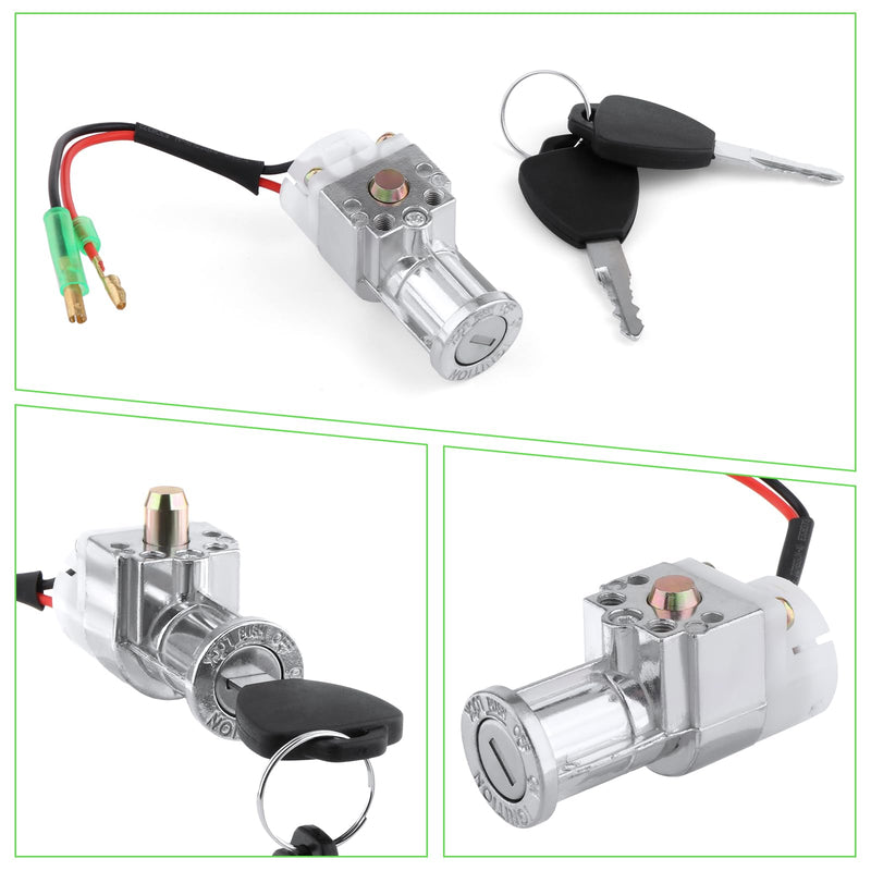 Battery Cylinder Lock Motorcycle Battery Locks Tricycle Electrombile Battery Accessories with 2 Key Motorcycle Ignition Lock as shown