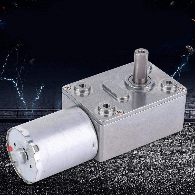 Gear Motor, Micro DC 6V Worm Gear Motor with Torque, Speed Reduction Motor 5/10/20/25/30/40/50/100/150RPM DC Reduction Motor (30RPM) 30RPM
