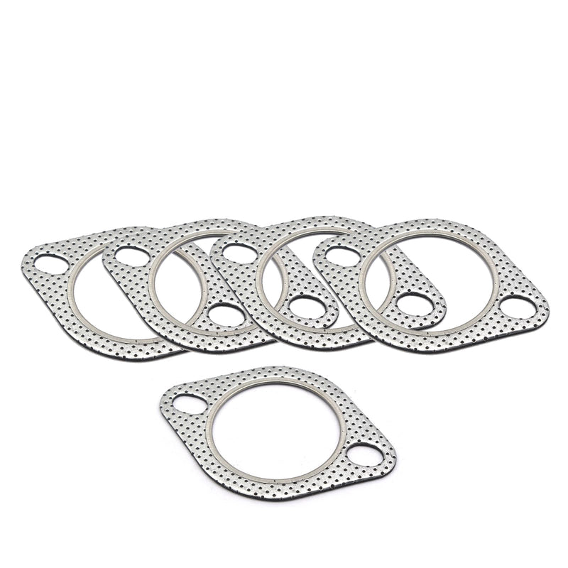 3" ID 2 Bolt MLSG High Temp Exhaust Gasket 76MM - Heavy Duty -120-06310-0002 (3 Inch) 3 INCH-2 PCS