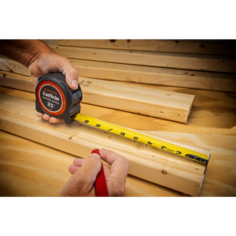 Crescent Lufkin 1-3/16 x 35' Command Control Series Yellow Clad Tape Measure - L1035C 3.7 m SAE