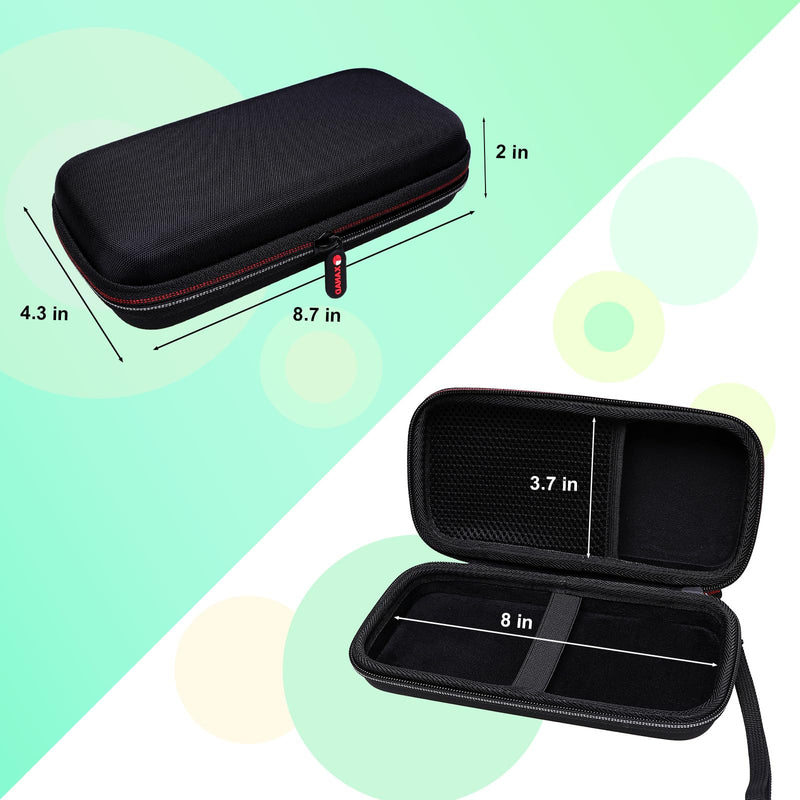 XANAD Black Hard Case for Texas Instruments TI-84 Plus CE/TI-84 Plus/TI-Nspire CX II CAS/TI-Nspire CX II/TI-83 Plus/TI-89 Titanium/TI-85 / TI-86 Color Graphing Calculator