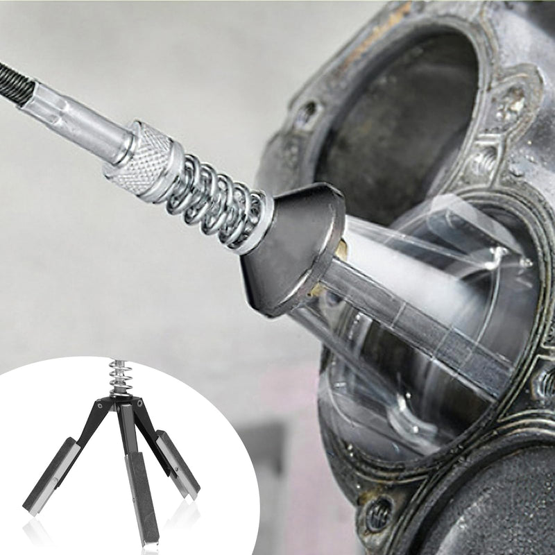 Cylinder Honing Tool, Professional Honing Device for Cylinders, Bearing Shells and Tubes, Honing Tool, 3 Arms, Cylinder Bore Diameter 32-89 mm, Cylinder Deglazer Piston Honer, Cylinder Honing