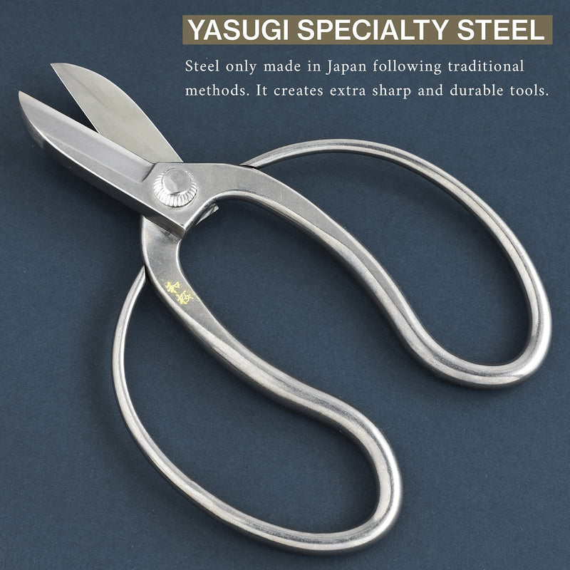 Wazakura Made in Japan Yasugi Stainless Steel Koryu Scissors 6.5" (165 mm) Professional Ikebana Floral Tool, Kado Hasami Flower Arrange Shears (Yasugi Stainless Steel Traditional Koryu) Yasugi Stainless Steel Traditional Koryu