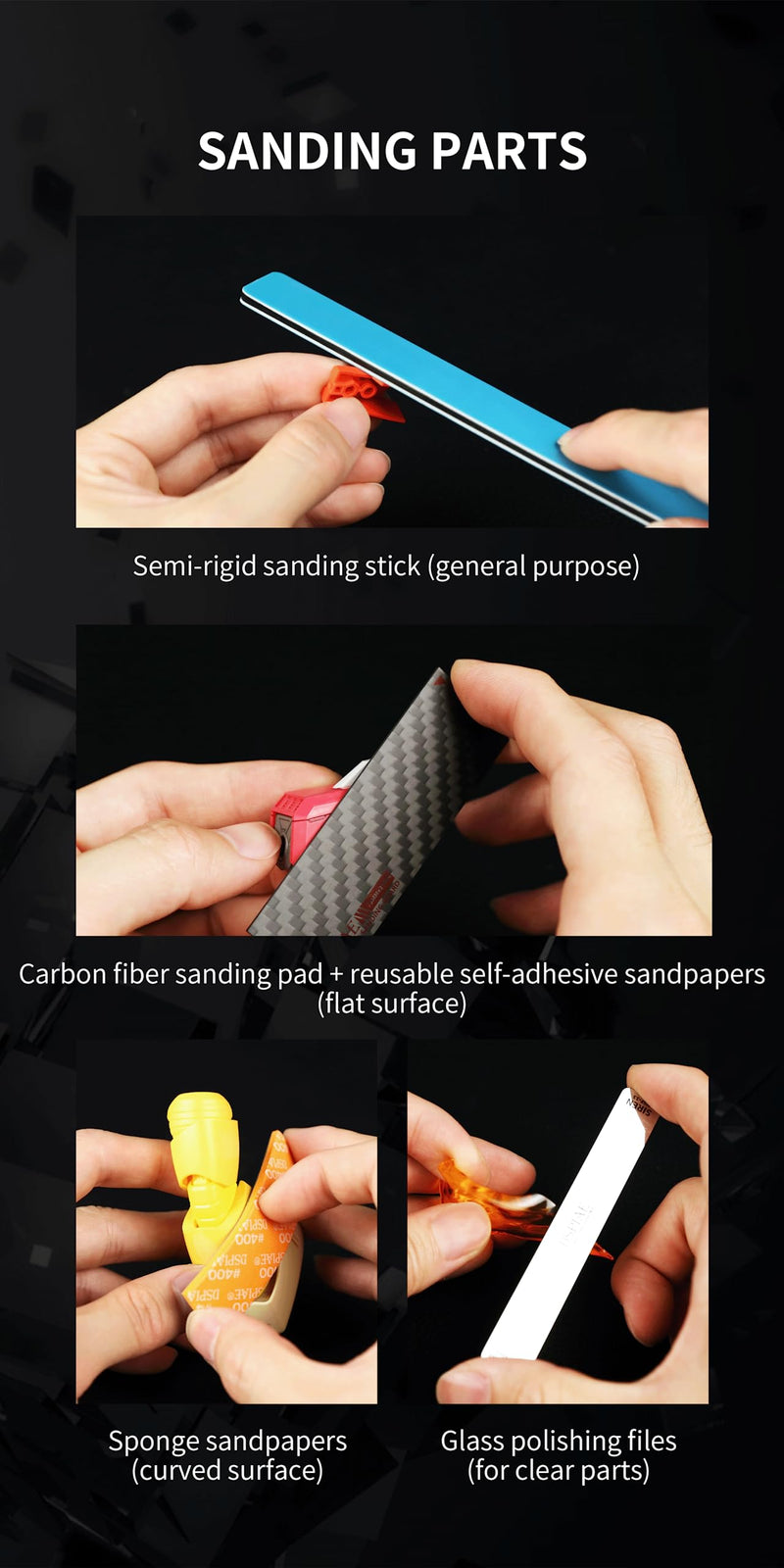 DSPIAE Departure Tool Combo Set – Precision Hobby Tools for Model Building, Gunpla, Crafting, and DIY Projects