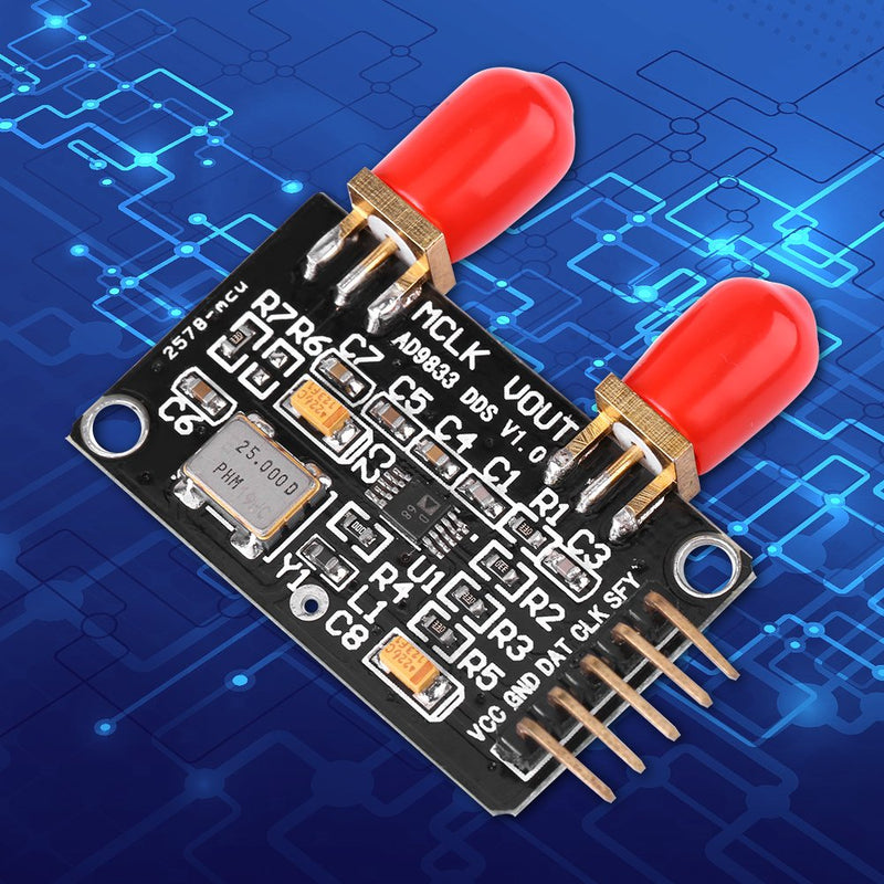 AD9833 DDS Signal Generator Module 0MHz to 12.5MHz Square/Triangle/Sine Wave