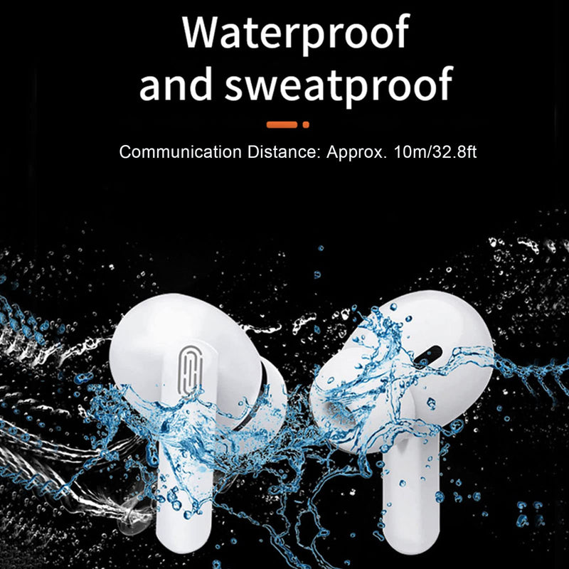 Language Translator Earbuds, Portable Y113 Translator Headphones Supports Calls, Music, 84 Languages Online Translation, 5 Translation Modes, Bluetooth Headphones with Charging Case Speakers(White)