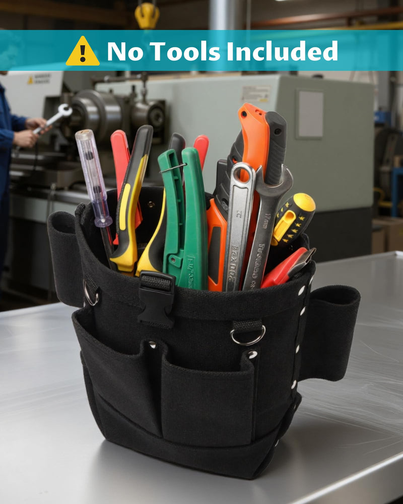Lichamp Bull Pin and Spud Wrench Holder, Construction Tool Belt Pouches Bolt Bag for Iron Work Large