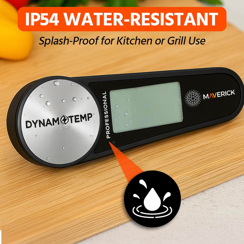 Maverick Digital Meat Thermometer Instant Read, No Battery Needed, Ultra Fast & Accurate Grill Thermal Pen with Probe, Wide Temp Range for Cooking, BBQ, Kitchen Tool for Chefs