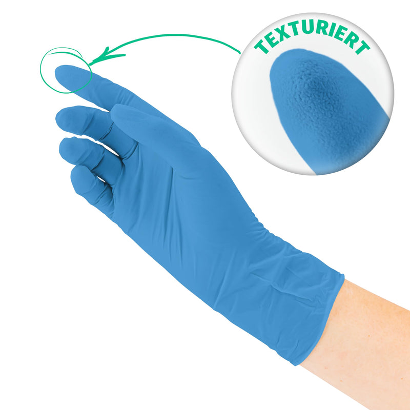 Nitrile Gloves Pack of 1000 10 Boxes (S, Blue) Disposable Gloves, Disposable Gloves, Examination Gloves, Nitrile Gloves, Powder-Free, Latex-Free, Non-Sterile, Latex-Free, Blue, Disposable Gloves S (Pack of 1000)