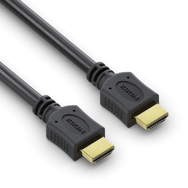 conecto HDMI cable HIGH Speed with Ethernet (gold-plated plugs, 4K, Ultra-HD, Full HD 1080p, 3D) 1.5m black
