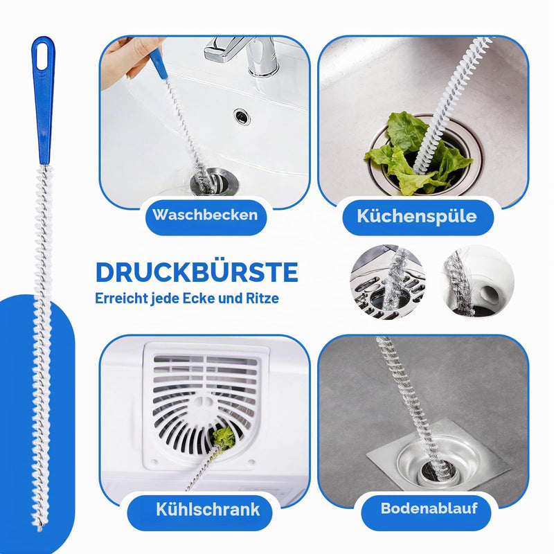 2 Pieces Drain Brush, 60 cm Drain Cleaner Brush, Cleaning Brushes for Sewers, Drain Cleaner Sticks, Drain Cleaner Hair for Sewers, Kitchen, Sink, Bathtub 2 Pieces, 60 Cm