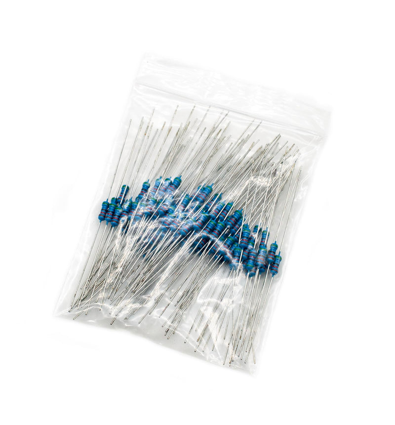 Castle in the air 100pcs 100K ohm 1/4w (0.25 Watt) ±1% Tolerance Metal Film Fixed Resistors, Over 195 Multiple Values of Resistance Optional (100K Ω 100K R 100K ohm) 100 KΩ