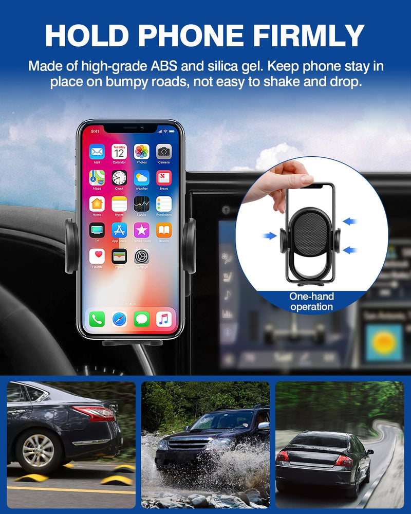 Autorder Custom Fit for Car Phone Holder 2020 2021 2022 Toyota Highlander Lmited/Platinum Accessories Phone Mount 12.3" Screen Cell Phone Automobile Cradles Hands-Free 360 Degree Rotation Toyota Highlander 20-22 12.3-inch