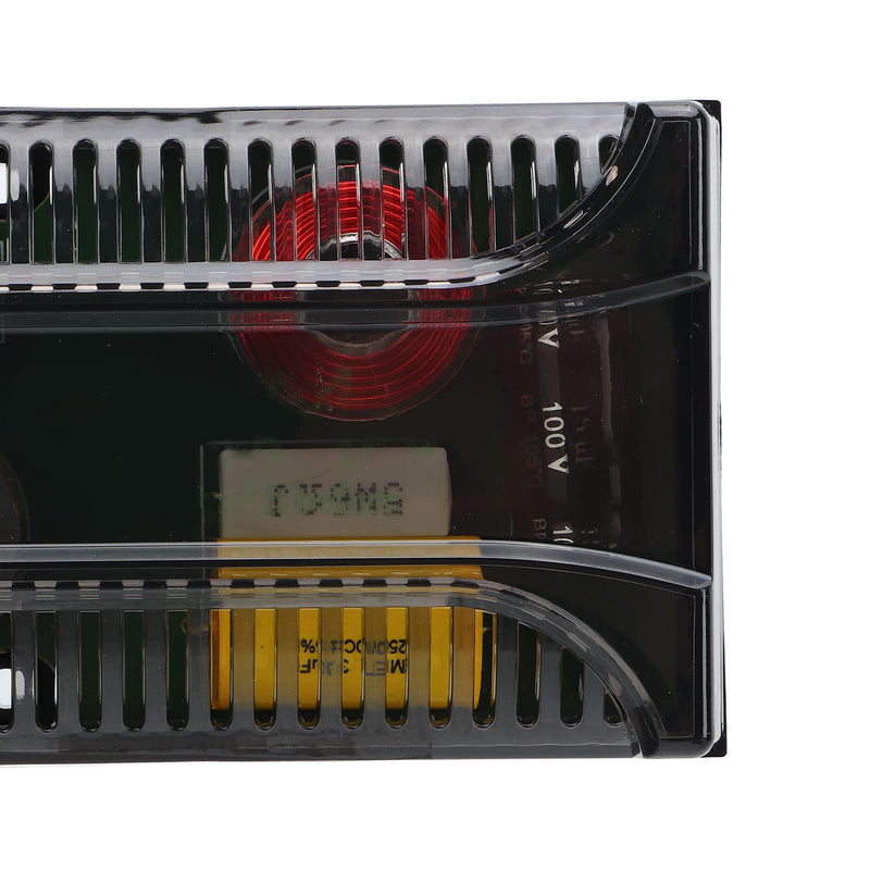 2Pcs Car Audio Passive Crossover, 2 Way Car Audio Crossover Overcurrent Protection Universal Heat Dissipation Speaker Frequency Divider
