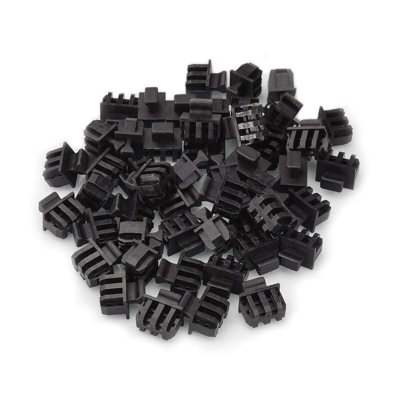 ipolex SFP SFP+ Dust Covers, Fiber Optic Dust Caps/Port Protector, Anti-Dust Cap/Plugs for SFP SFP+ Transceiver Module/Switch/Network Cards/Router/Media Converters/Hubs, PVC, 50 Pcs