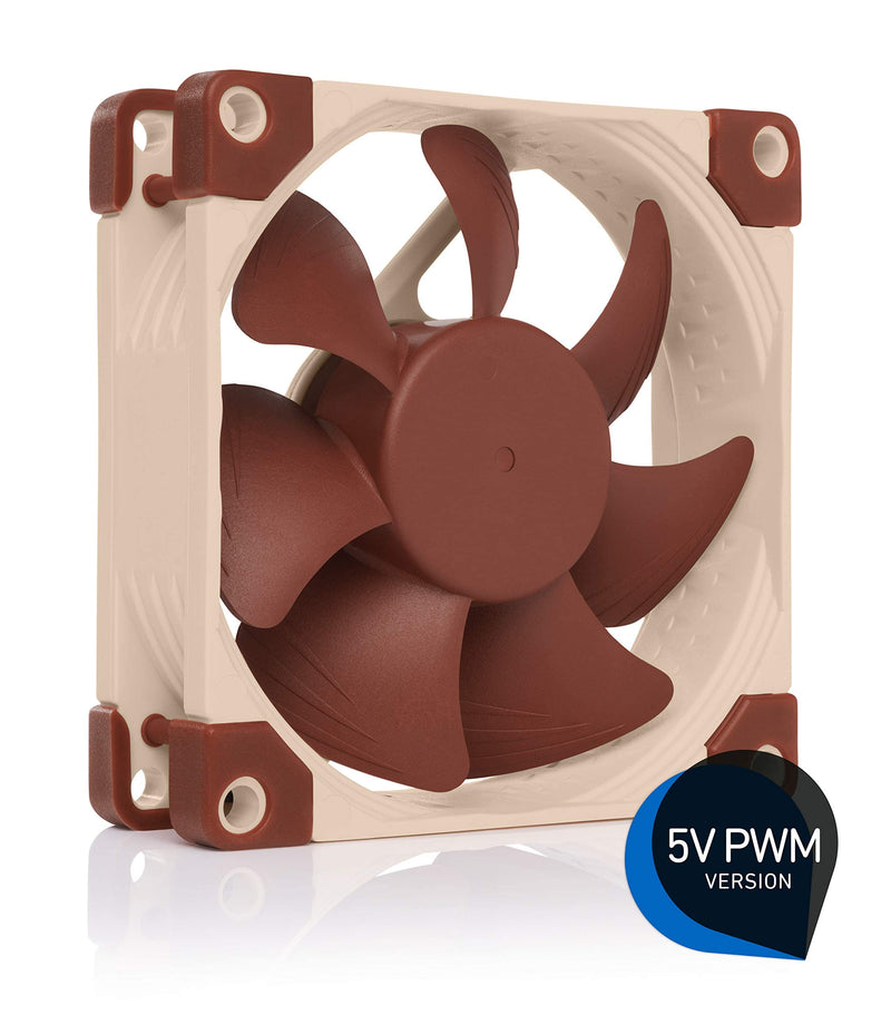 Noctua NF-A8 5V PWM, Premium Quiet Fan with USB Power Adaptor Cable, 4-Pin, 5V Version (80mm, Brown) (Pack of 2) 80x80x25mm (Pack of 2)