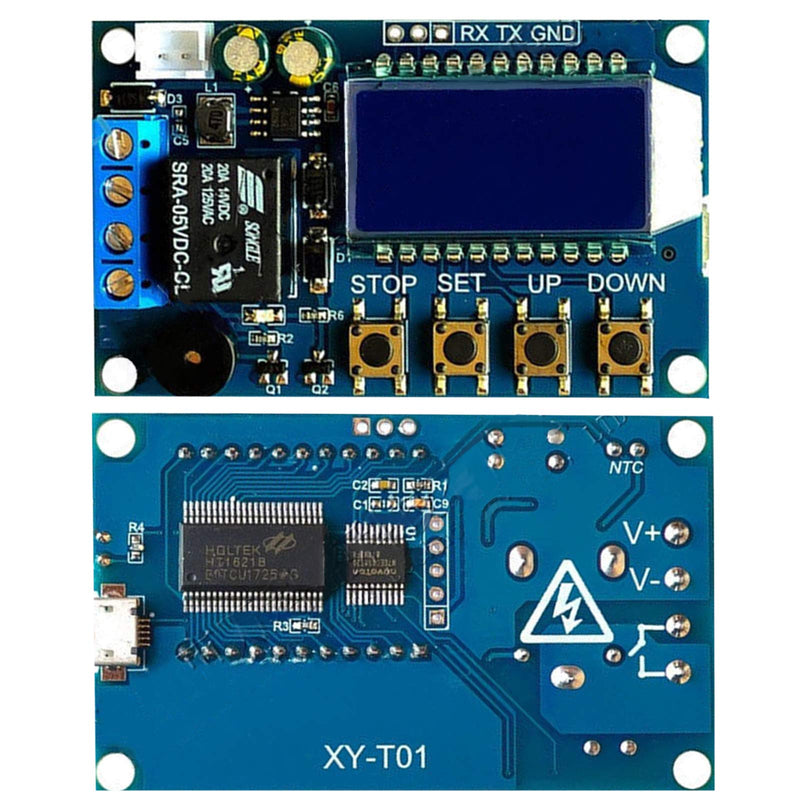 ZHITING Electronic Thermostat Controller Board DC 6-30V Digital Temperature Controller Thermo Temperature Switch with Waterproof Sensor Probe