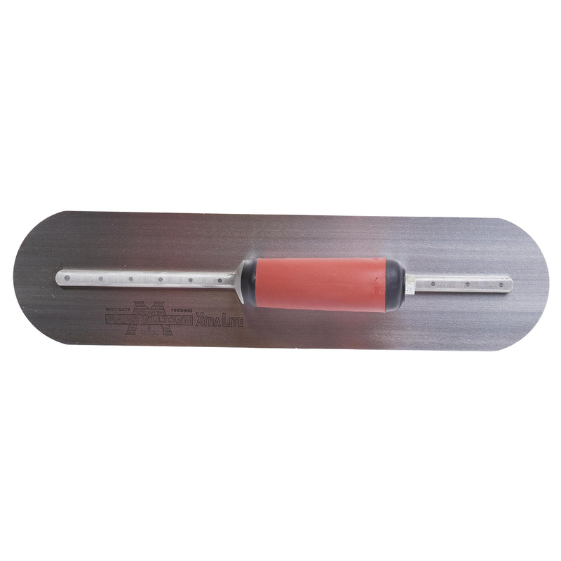 MARSHALLTOWN Fully Rounded Concrete Finishing Trowel, High Carbon Steel Blade, DuraSoft Handle, 16 x 4, Assembled in USA, MXS66FRD
