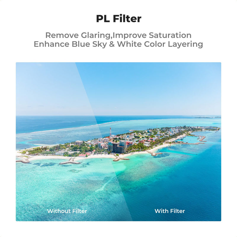 K&F Concept Avata 2 Drone UV PL ND Filters Kit (6 Pack), UV PL ND4 ND8 ND16 ND32 Filter Compatible with DJI Avata 2, Drone Accesorries with 28 Multi-Layer Coated/Gimbal Safe