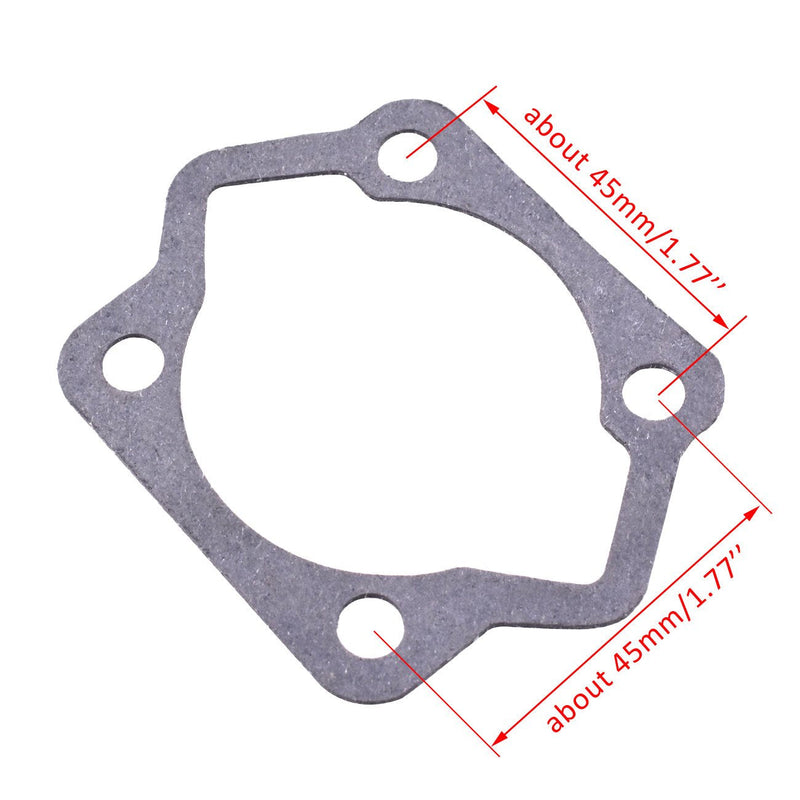 HGC 5pcs Cylinder Head Gasket + 5pcs Cylinder Base Bottom Gasket for 80cc Motorized Bike