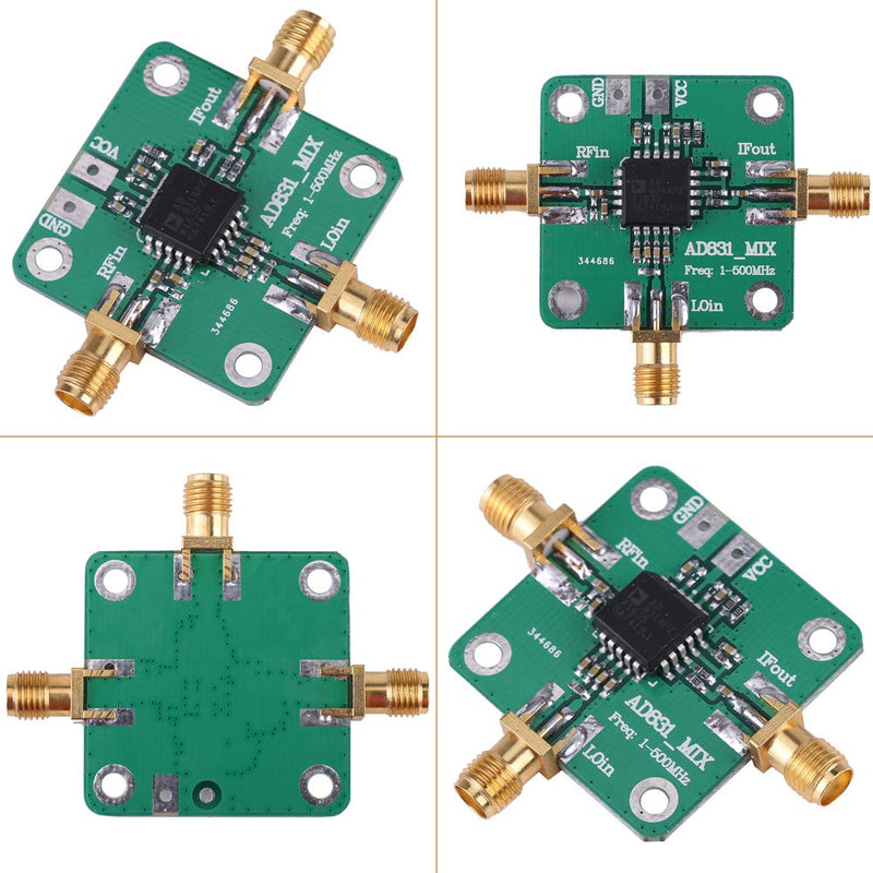 AD831 High Frequency Transducer RF Mixer Module 500MHz Bandwidth Mixing Dual Balanced Mixer Single Chip Radio Frequency Converter