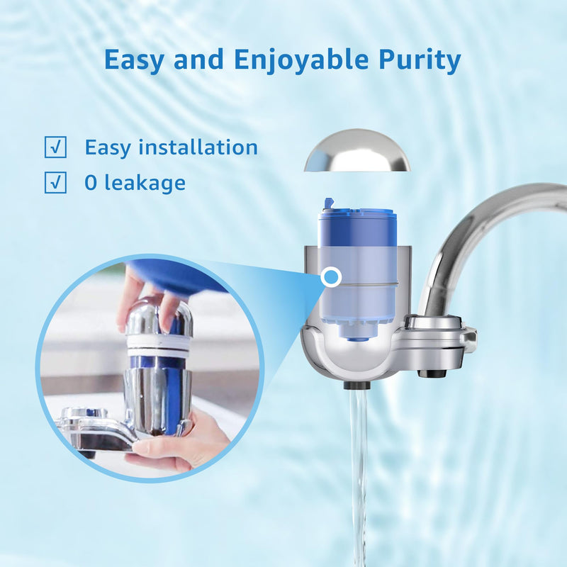 Filterlogic FF08 Faucet Water Filter Replacement, Compatible with All PUR® PLUS Water Filter Replacement RF9999®, NSF 42 Certified, 18-Month, 1800-Gallon, 6 Pack 6 Count (Pack of 1)