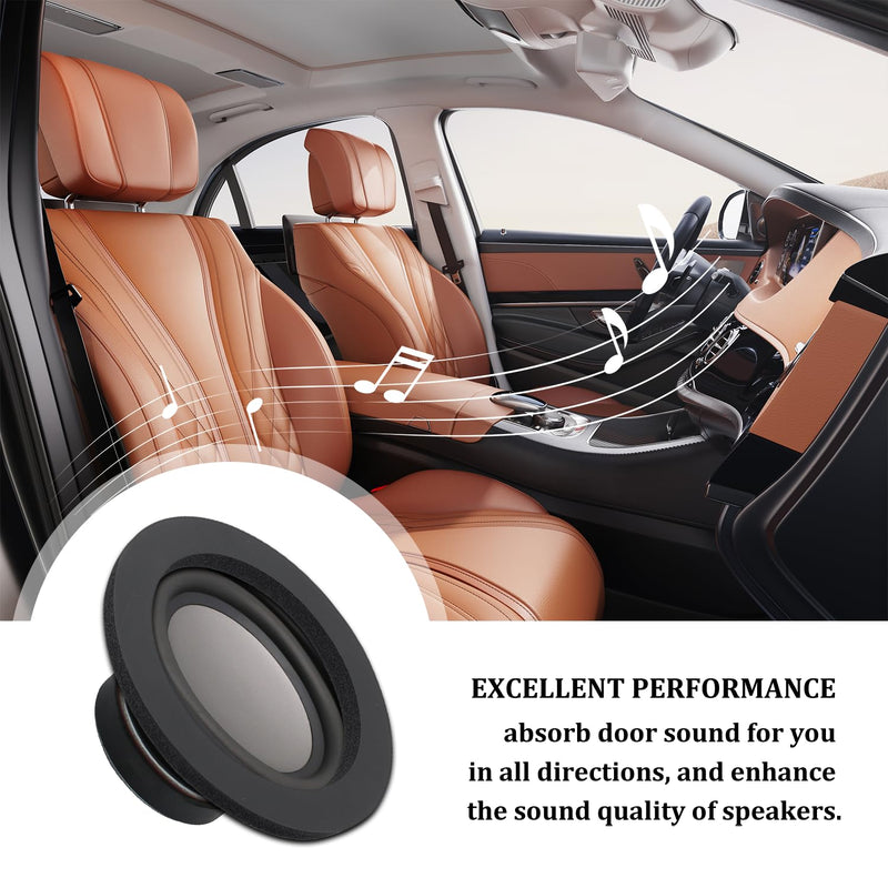 4PCS Speaker Foam Enhancer,6.5" Speaker Foam Rings for Enhancing Stereo Sound in Car Speakers,Universal Self-Adhesive Speaker Gasket Car Accessories for Car,Truck,SUV