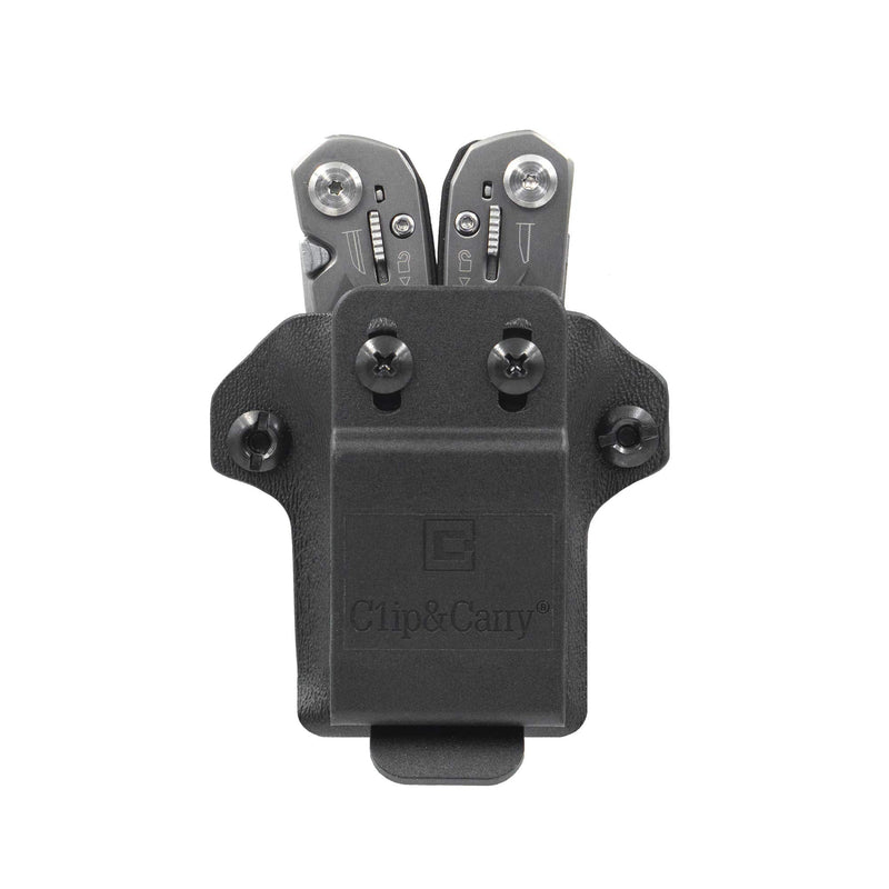 Clip & Carry Kydex Multitool Sheath for the Gerber Suspension - Made in USA - EDC Multi Tool Sheath Holder Holster Cover - Black