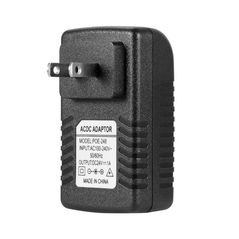 KERUI 48V PoE Injector 100Mbps Ethernet Power Supply PoE Injector POE Adapter Injector IEEE 802.3af Compliant for IP Cameras, IP Phone, PoE Devices