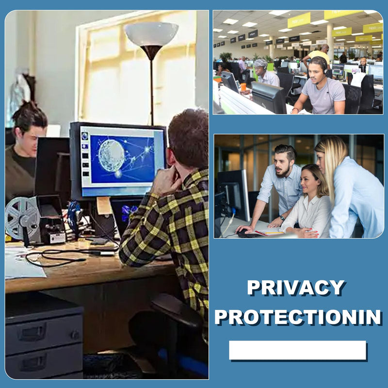 [2 Pack] 20 Inch Computer Monitor Privacy Screen for 16:9 Aspect Ratio - Anti-Glare, Blue Light Filtering, Eye Protection, Removable Anti-Scratch Privacy Shield Screen 20in 20.0'' Widescreen (16:9)