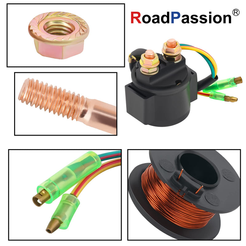 Road Passion Starter Solenoid Relay for TRX250 FOURTRAX Recon 1997-2001 TRX250EX SPORTRAX 2003-2008 TRX250X 2009/ TRX250 FOURTRAX Recon 1997-2001 TRX250EX SPORTRAX 2003-2008 TRX250X 2009